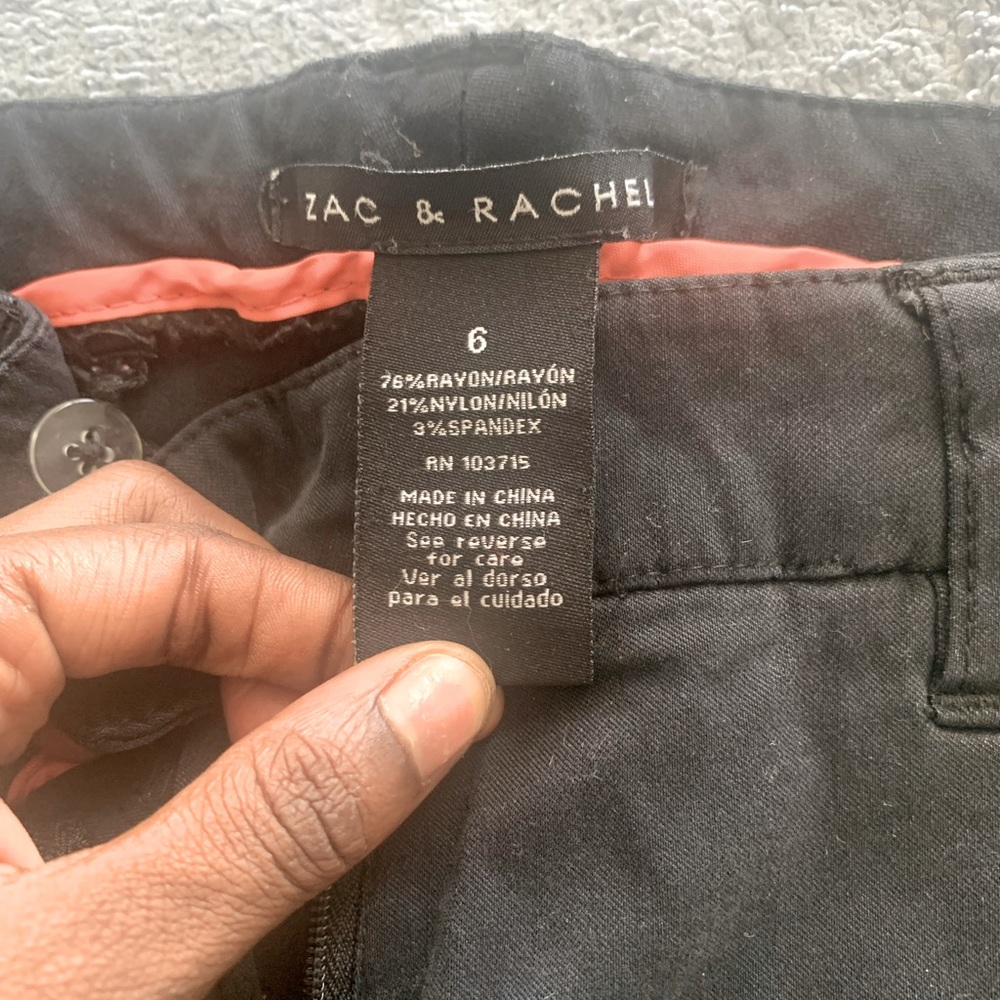 ZAC & RACHEL Black Jeans Size 6